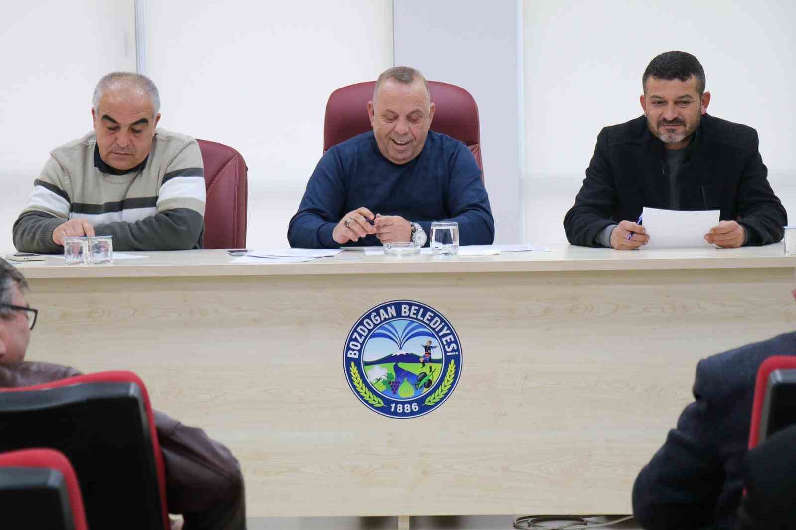Bozdoğan’da 2025 yılının son meclis toplantısı yapıldı