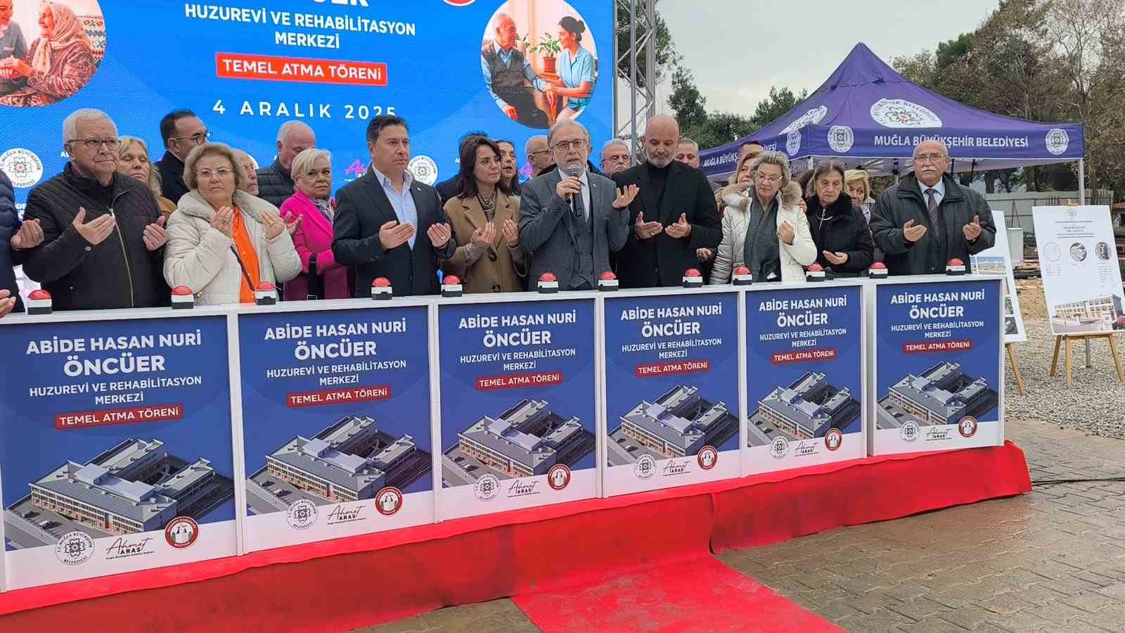 Hasan Nuri ve Abide Öncüer Huzurevi’nin temeli dualarla atıldı