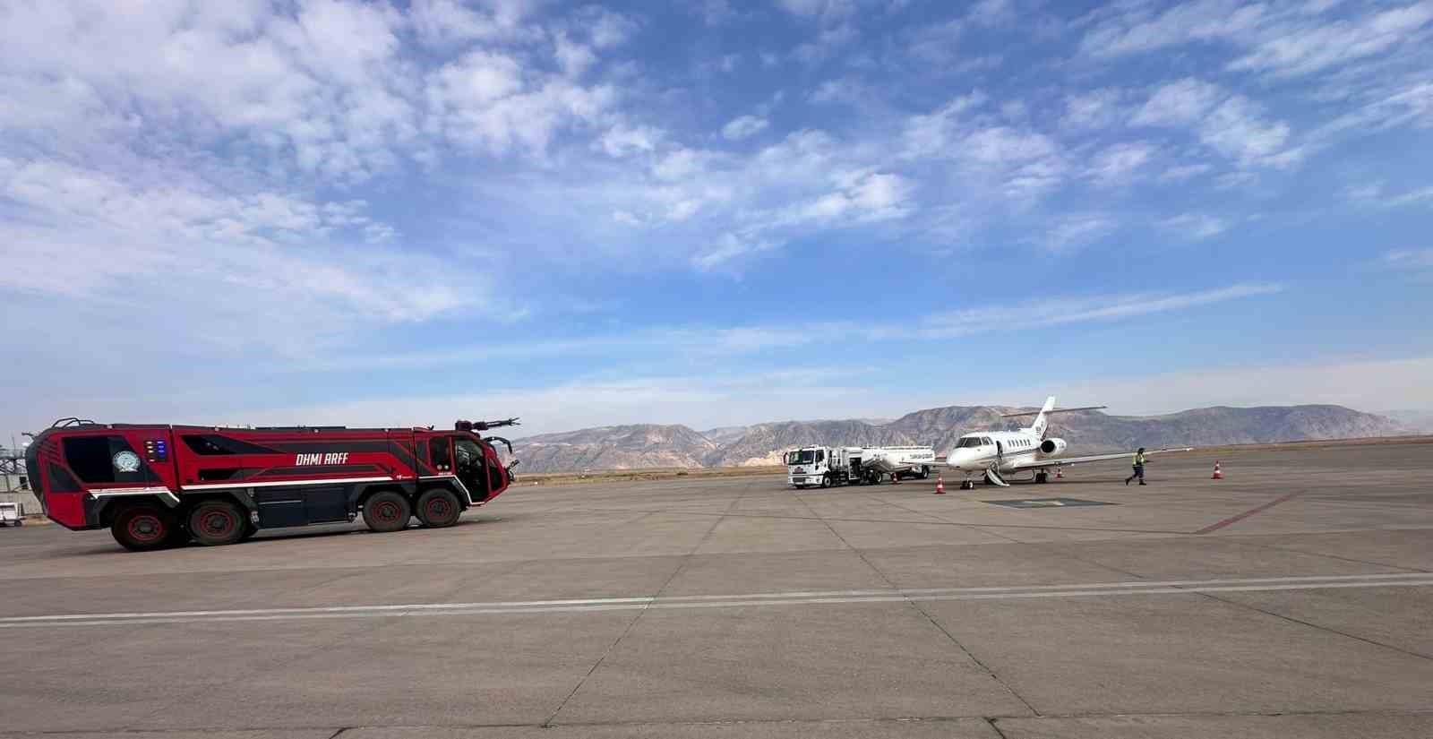 Şırnak’ta kalp rahatsızlığı olan bebek ambulans uçakla Ankara’ya sevk edildi