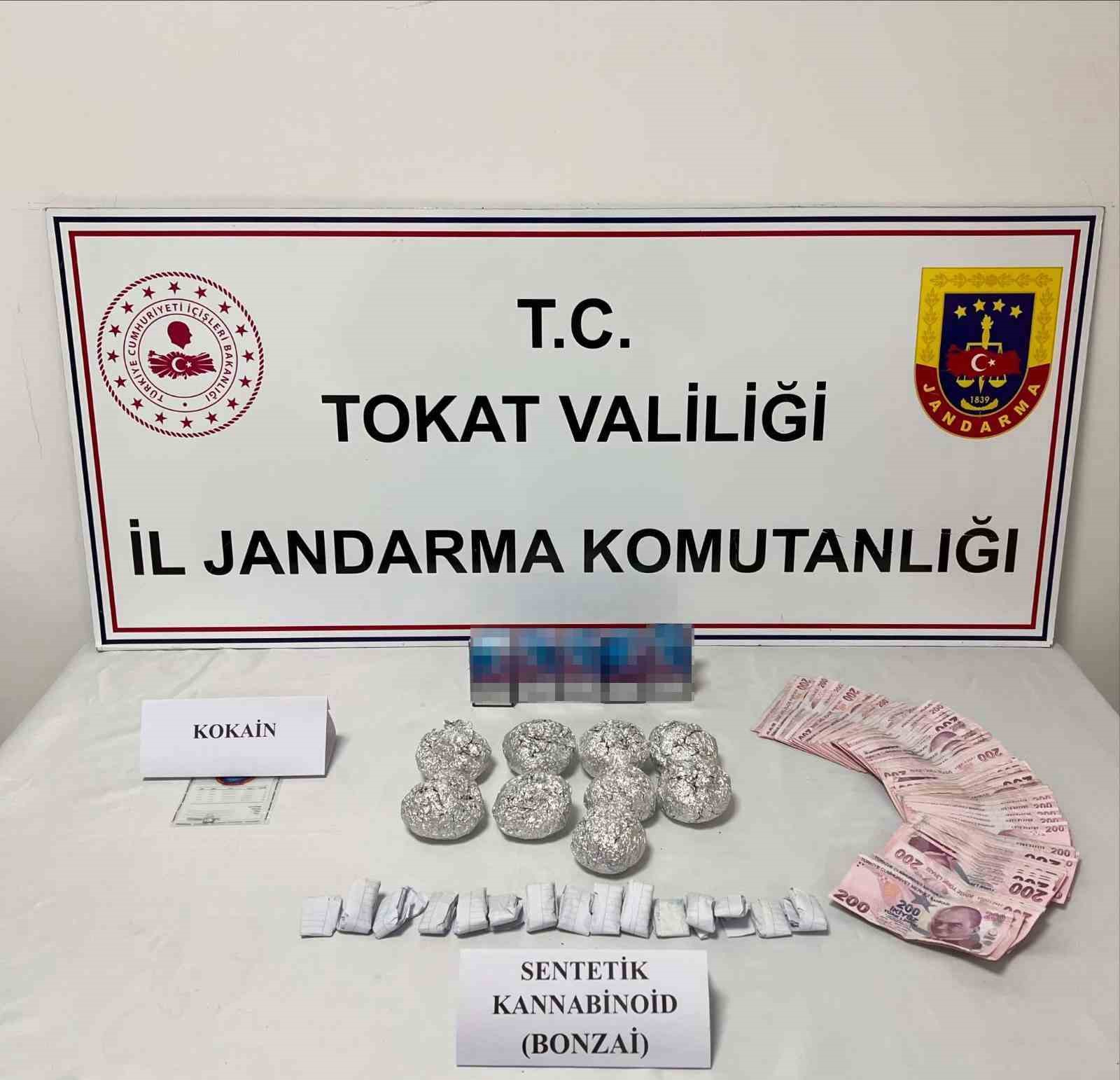Tokat’ta jandarma uyuşturucu ticaretine geçit vermedi
