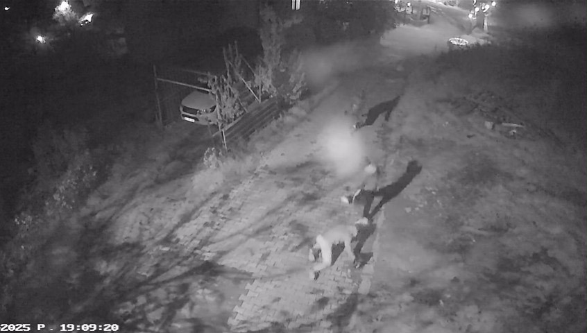 Altın çantasıyla evine girmek isteyen yaşlı adam gasbedildi: Dehşet anları kamerada
