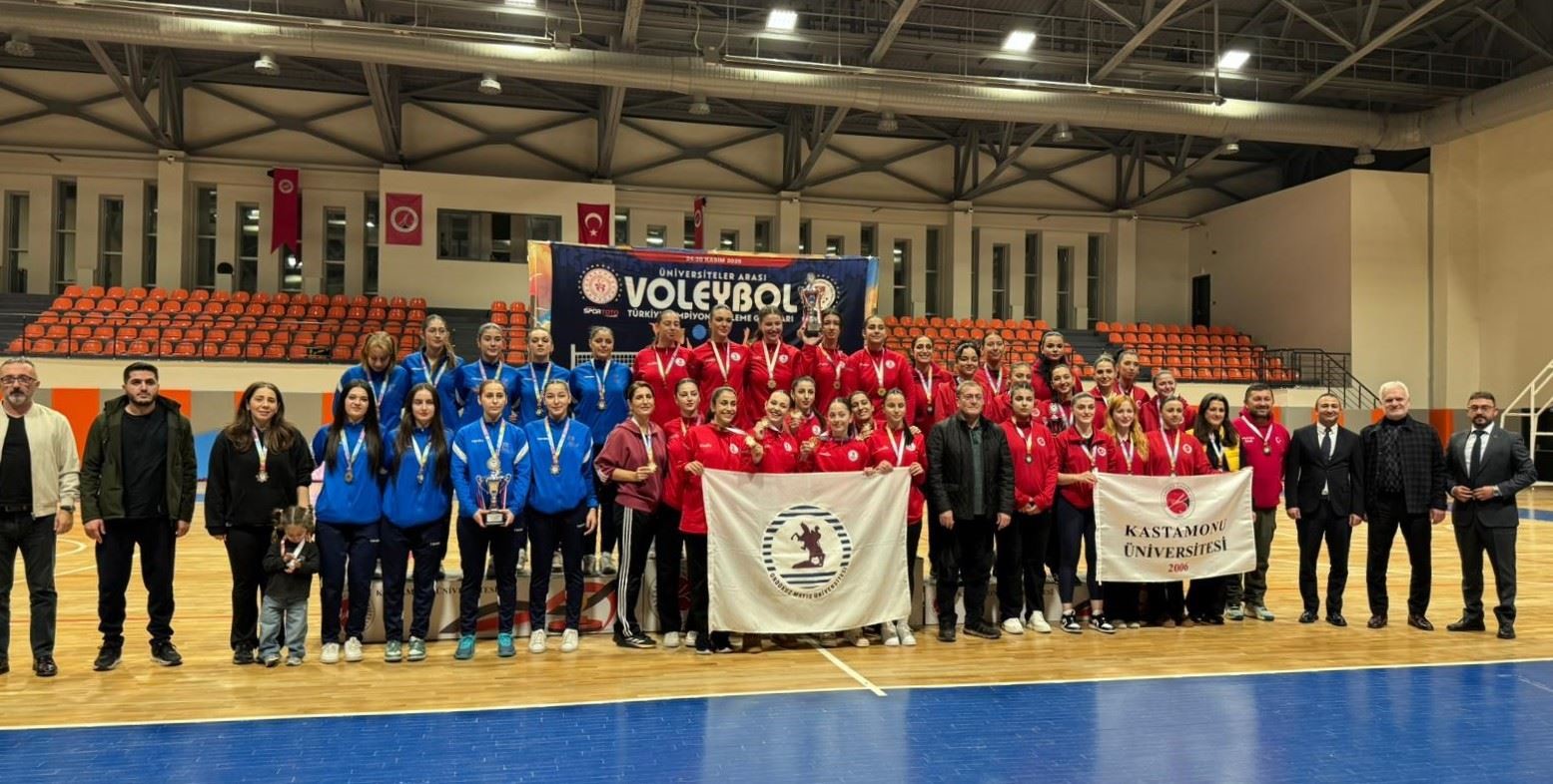 KB&Uuml; voleybol takımlarından b&ouml;lge şampiyonasına iki ayrı zafer
