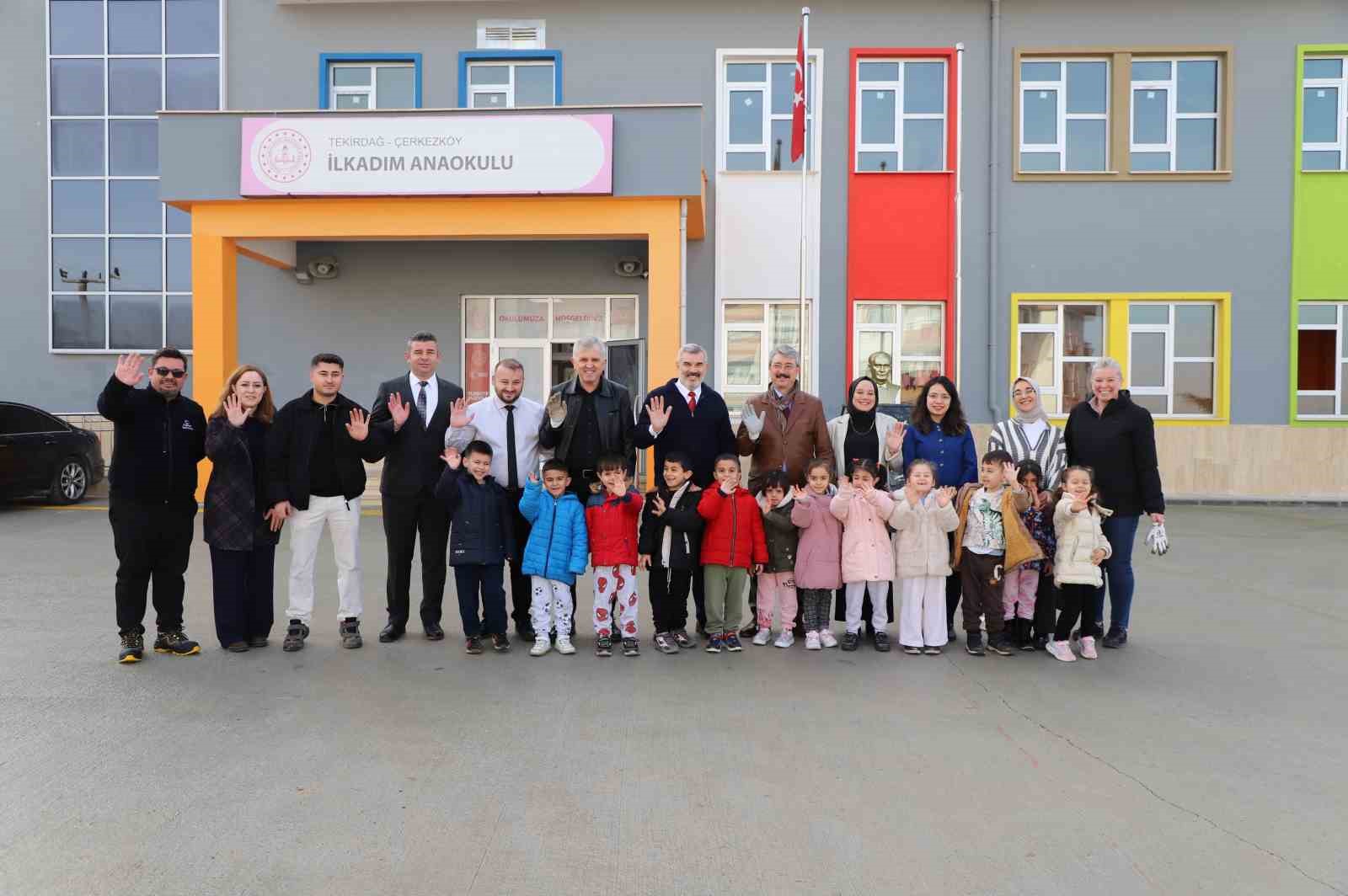 &Ccedil;erkezk&ouml;y TSO 30 adet meyve fidanı dikti
