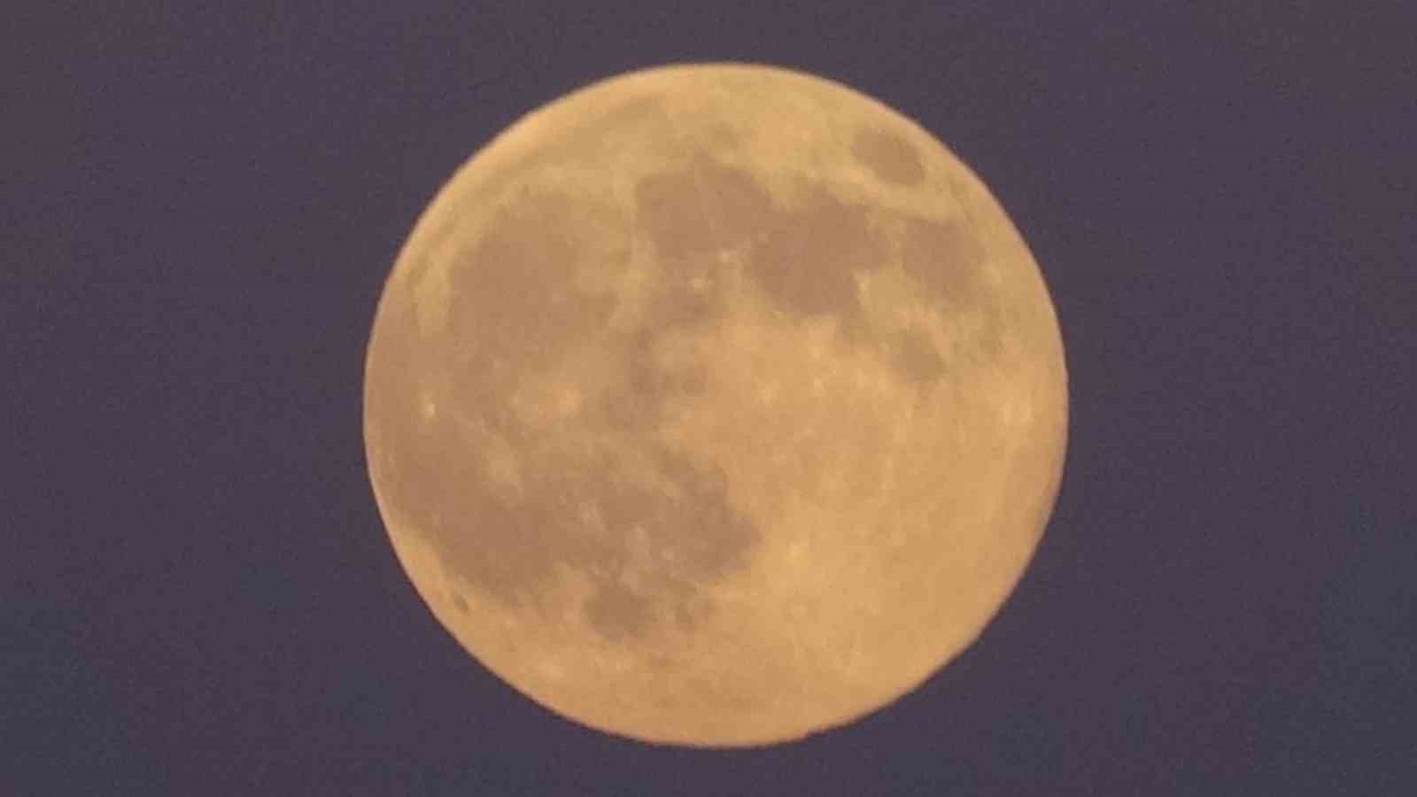 Van semalarında yılın son dolunayı görsel şölen sundu