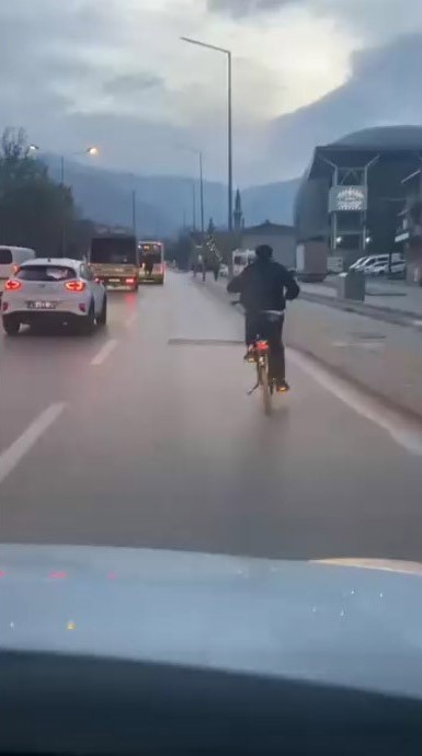 Trafikte tehlikeli anlar
