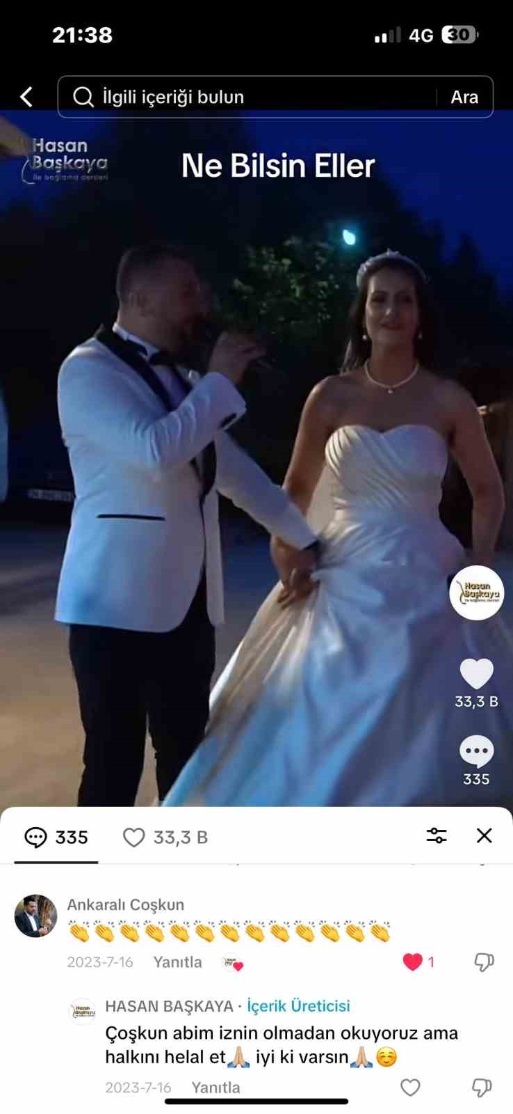 Düğünlerinde söyledikleri şarkı başlarına bela oldu