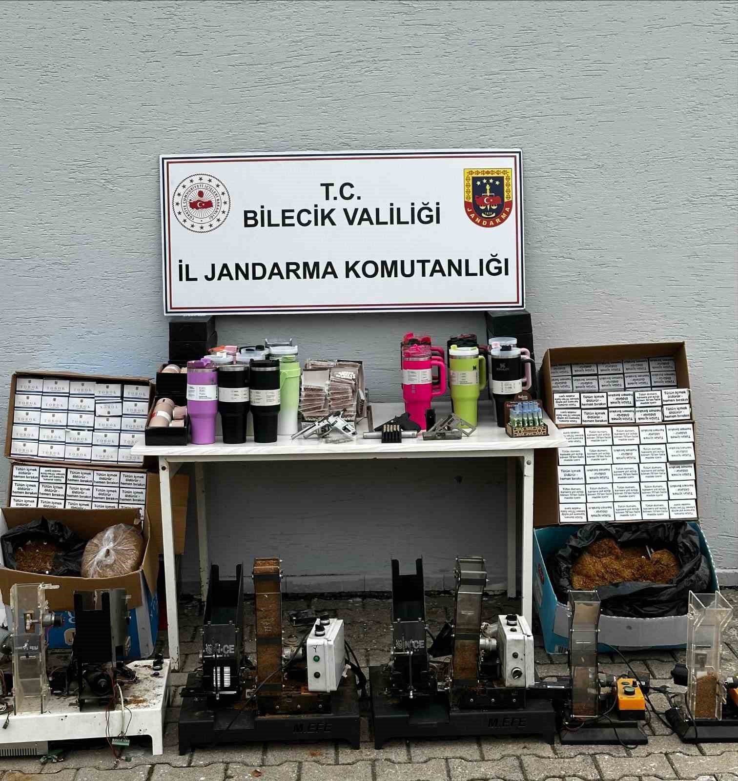 Bilecik’te kaçakçılık operasyonu