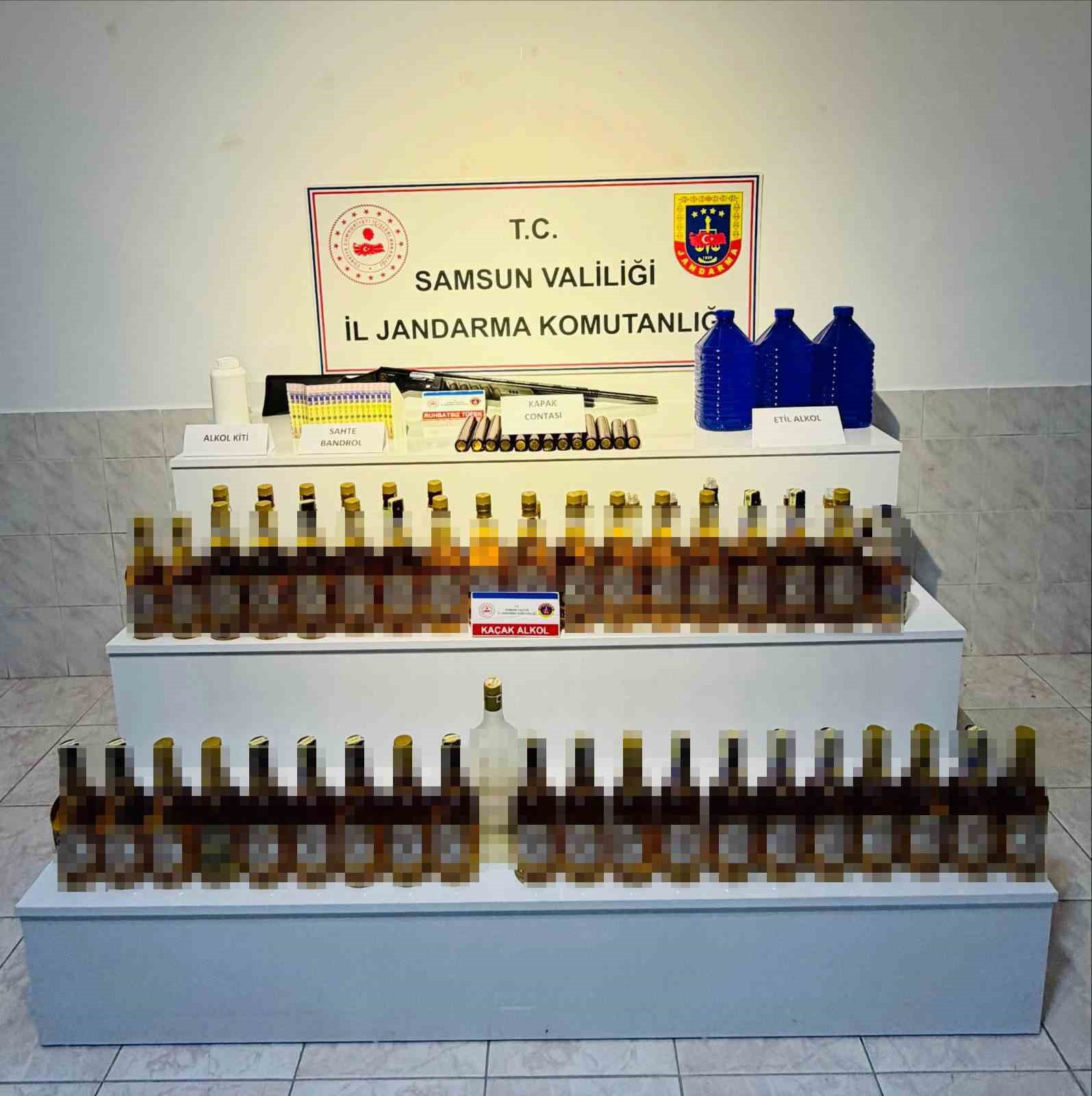 Jandarmadan yılbaşı öncesi kaçak içki imalatına baskın