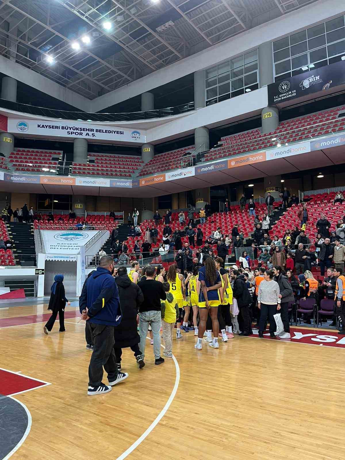 Kadınlar Basketbol Süper Ligi: Melikgazi Kayseri Basketbol: 79 - Fenerbahçe Opet: 93
