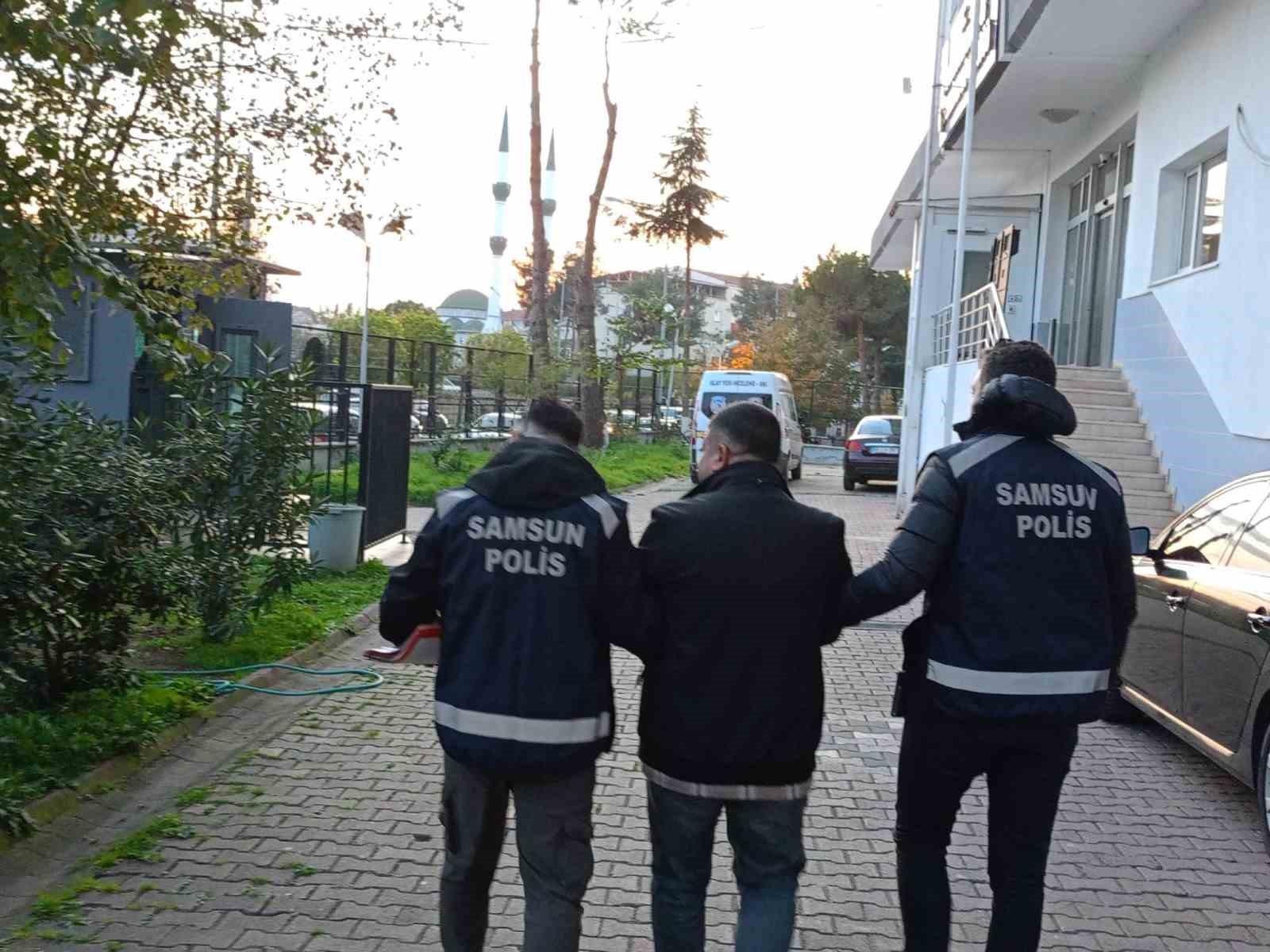 Bafra’da 15 yıl hapis cezası bulunan firari yakalandı