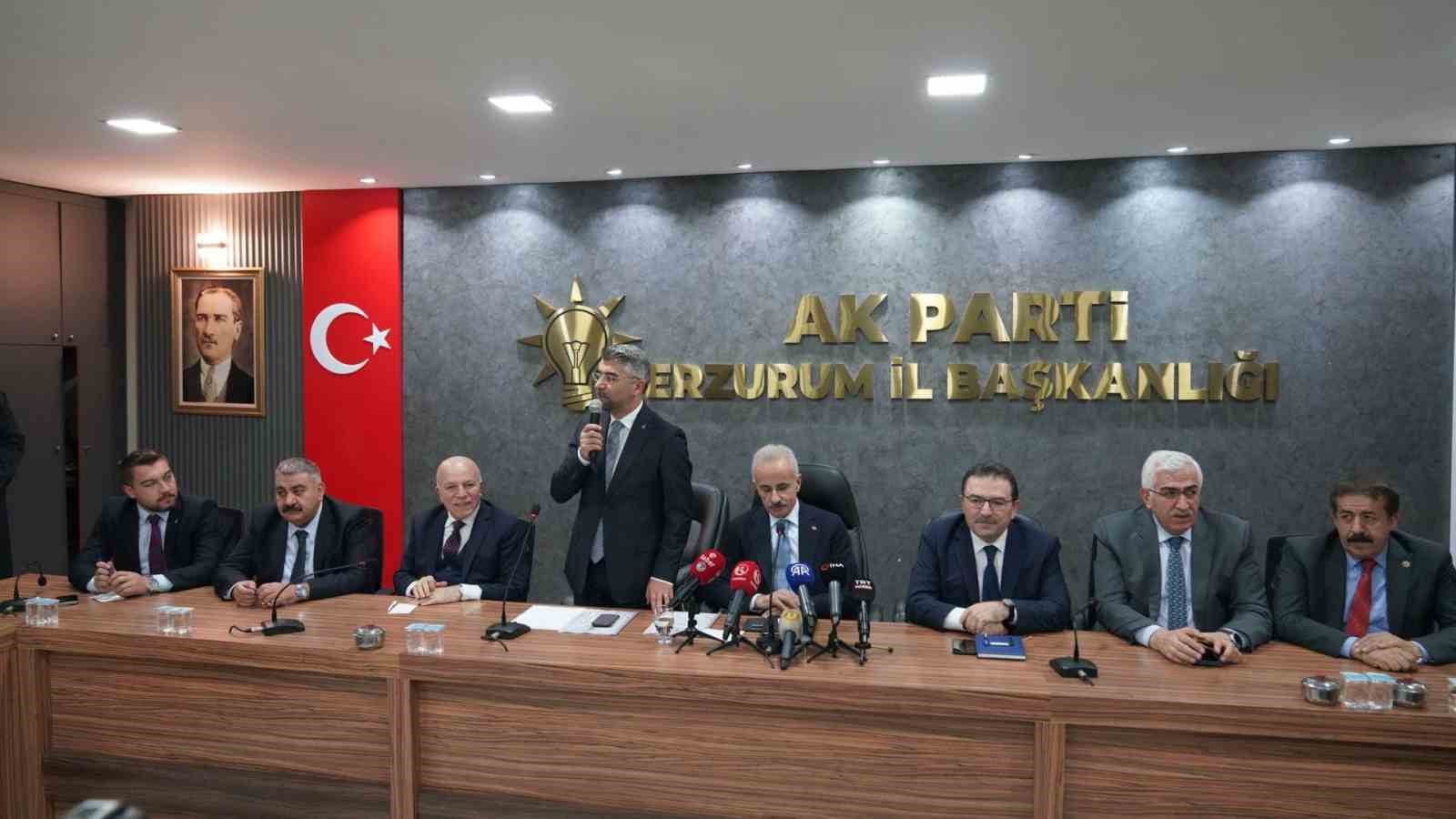 Ulaştırma ve Altyapı Bakanı Abdulkadir Uraloğlu; "Erzurum’un ben de ayrı bir yeri vardır"