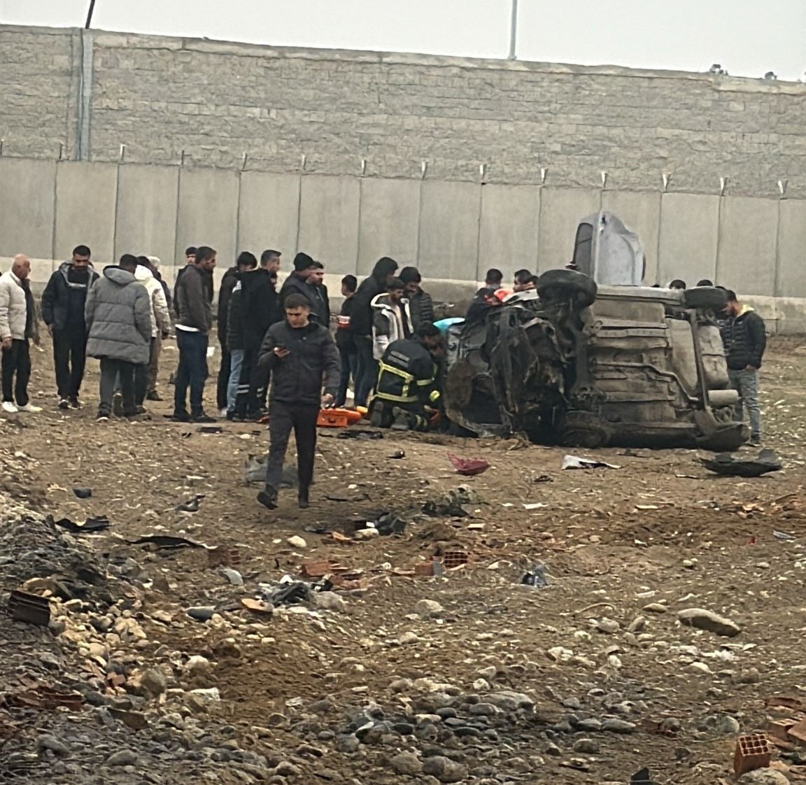 Batman’da otomobil takla attı: 2 yaralı