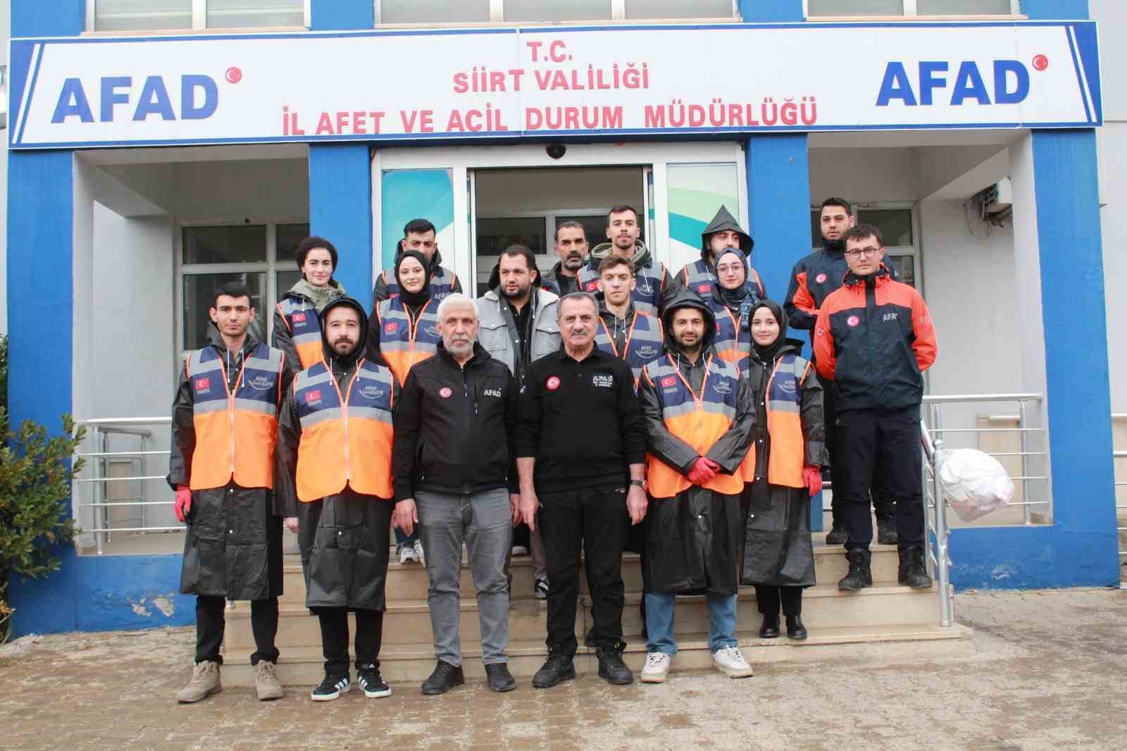 Siirt AFAD, gönüllülerle ekibini güçlendiriyor