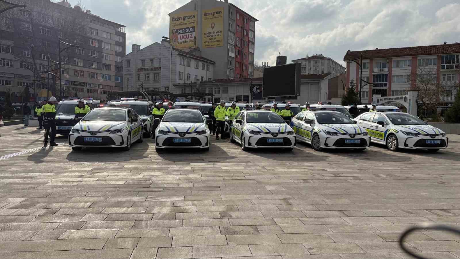 Kütahya’da güvenlik güçlerine 78 araç tahsis edildi