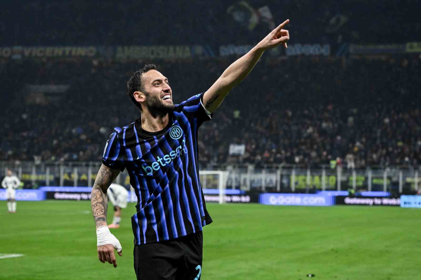 Hakan Çalhanoğlu attı, Inter evinde farklı kazandı