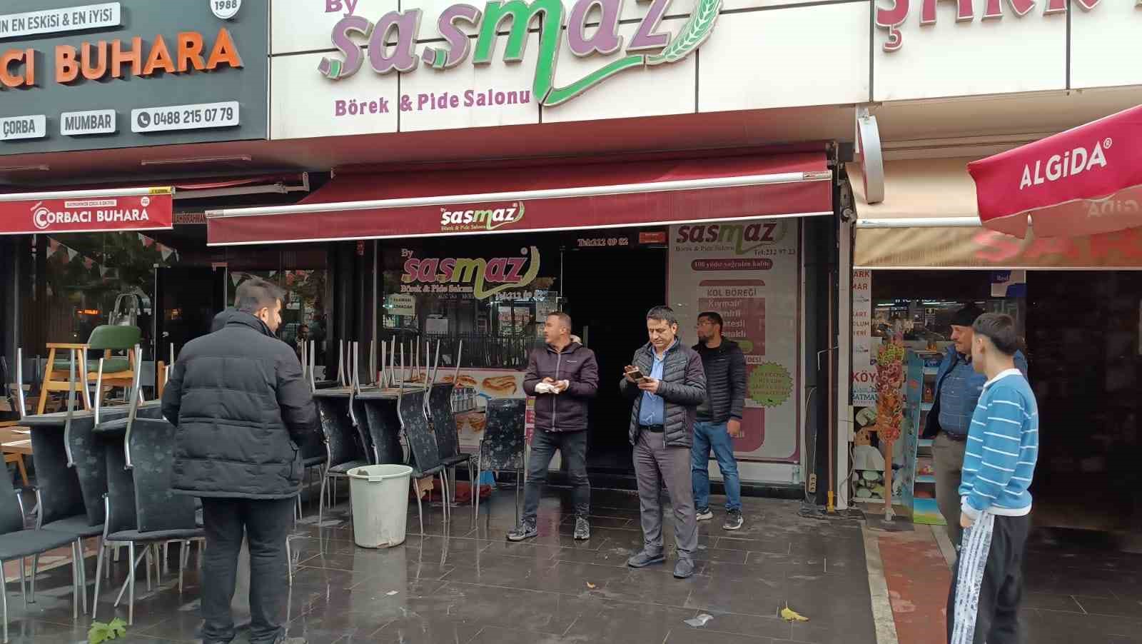 Batman’da börekçide çıkan yangında faciadan dönüldü