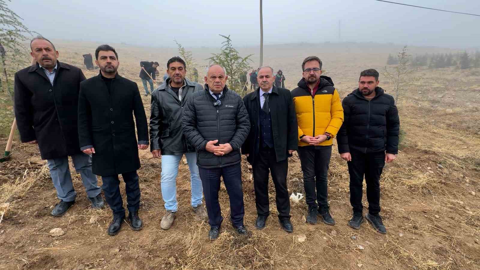 Yahyalı’ya bin 200 fidan dikildi