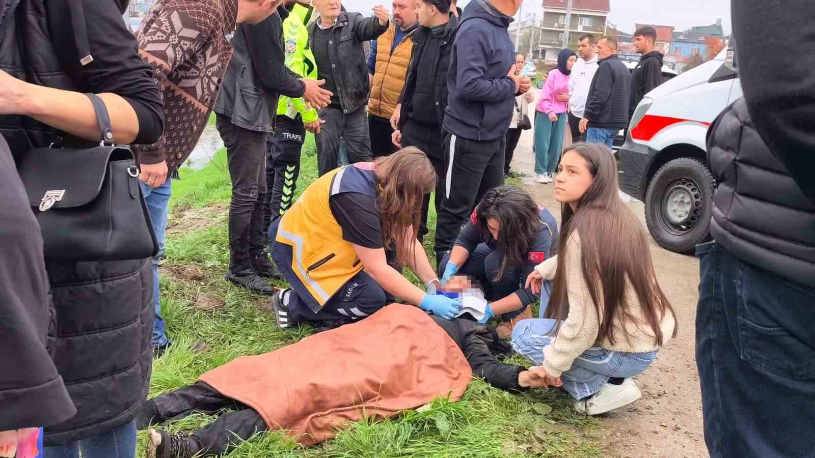 Bursa’da otomobil dere yatağına uçtu: 3 yaralı