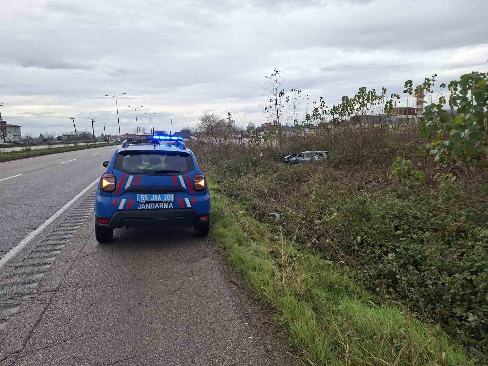 Samsun&rsquo;da trafik kazası: 4 yaralı
