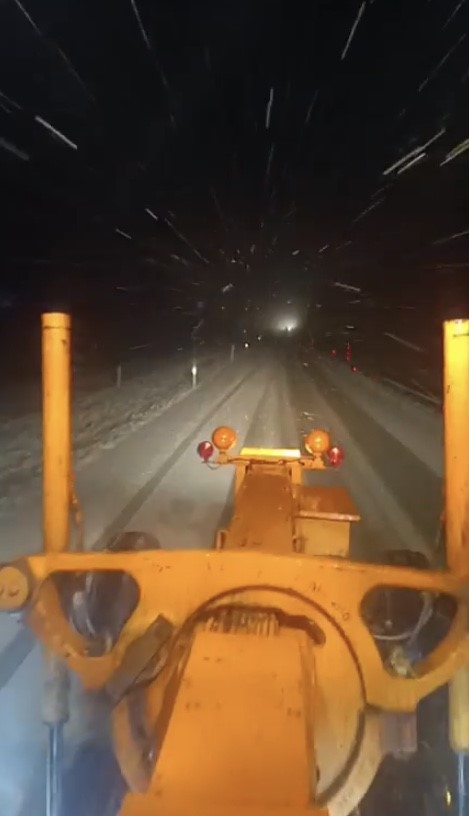 Antalya’ya kar yağışı aralıklarla devam ediyor