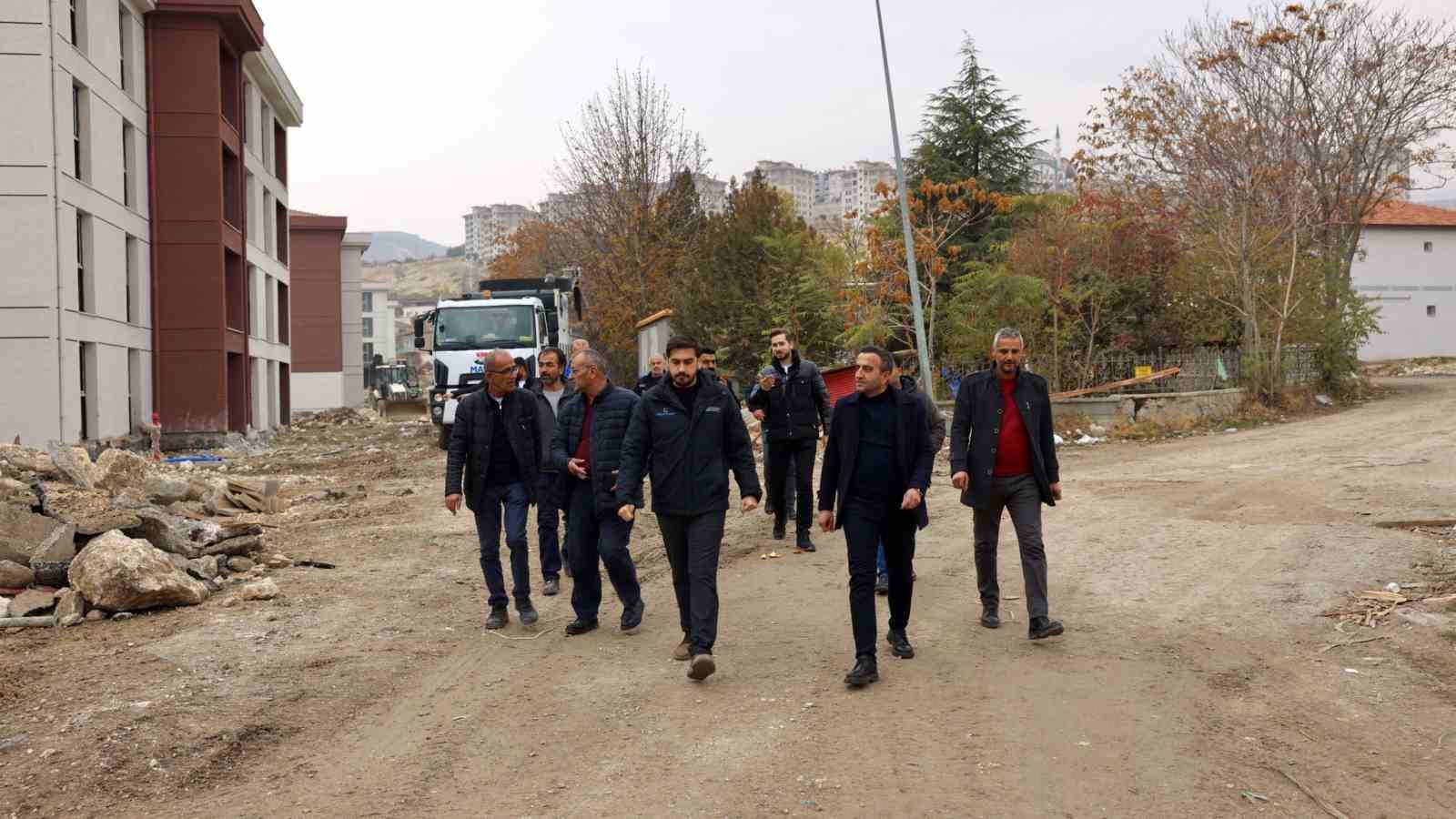 Başkan Ulutaş rezerv alanlarındaki çalışmaları inceledi