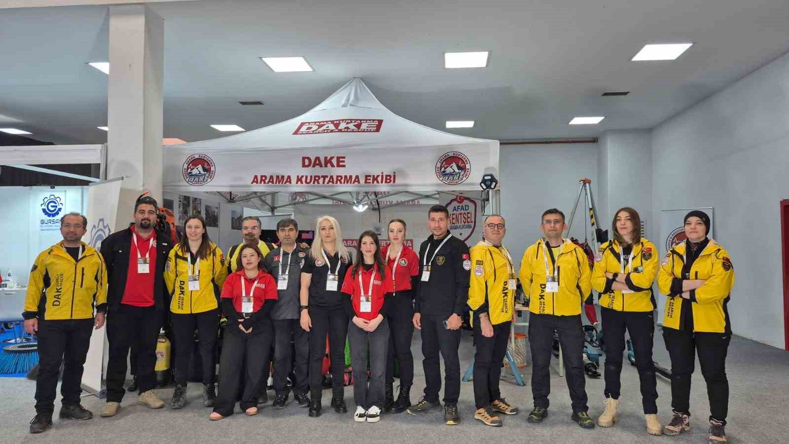 DAKE, Uluslararası Afet Yönetim Fuarı’nda Düzce’yi temsil etti