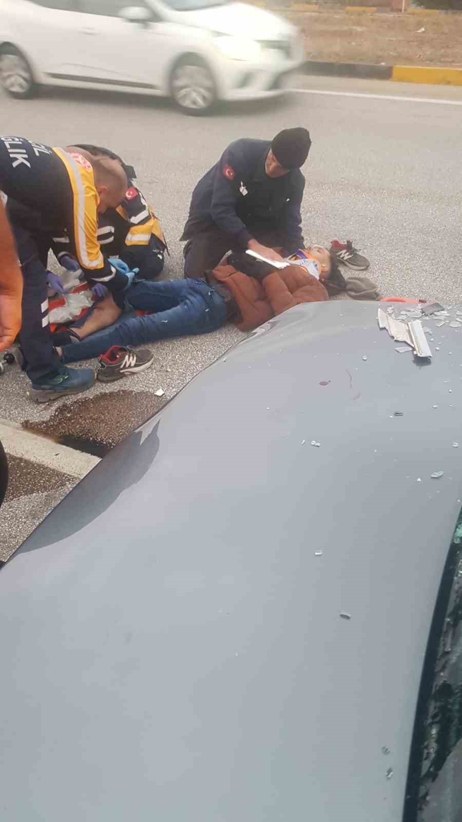 Burdur’da otomobil ile motosiklet çarpıştı: 1 yaralı