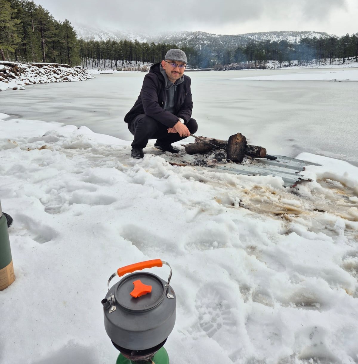 Köyceğiz Sandras Dağı’na yılın ilk karı yağdı