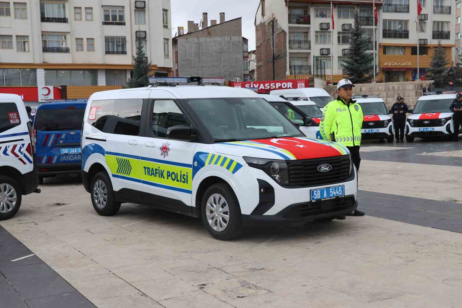 Sivas’ın asayiş gücü modern araçlarla daha da güçlendi