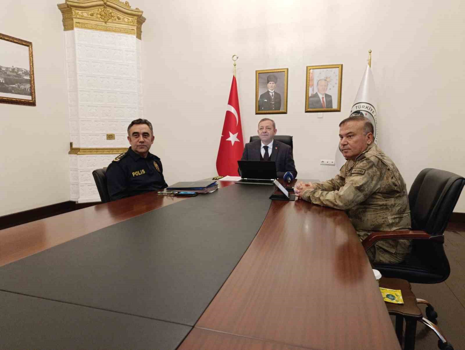 Kars’ta Kasım ayı asayiş ve güvenlik toplantısı yapıldı