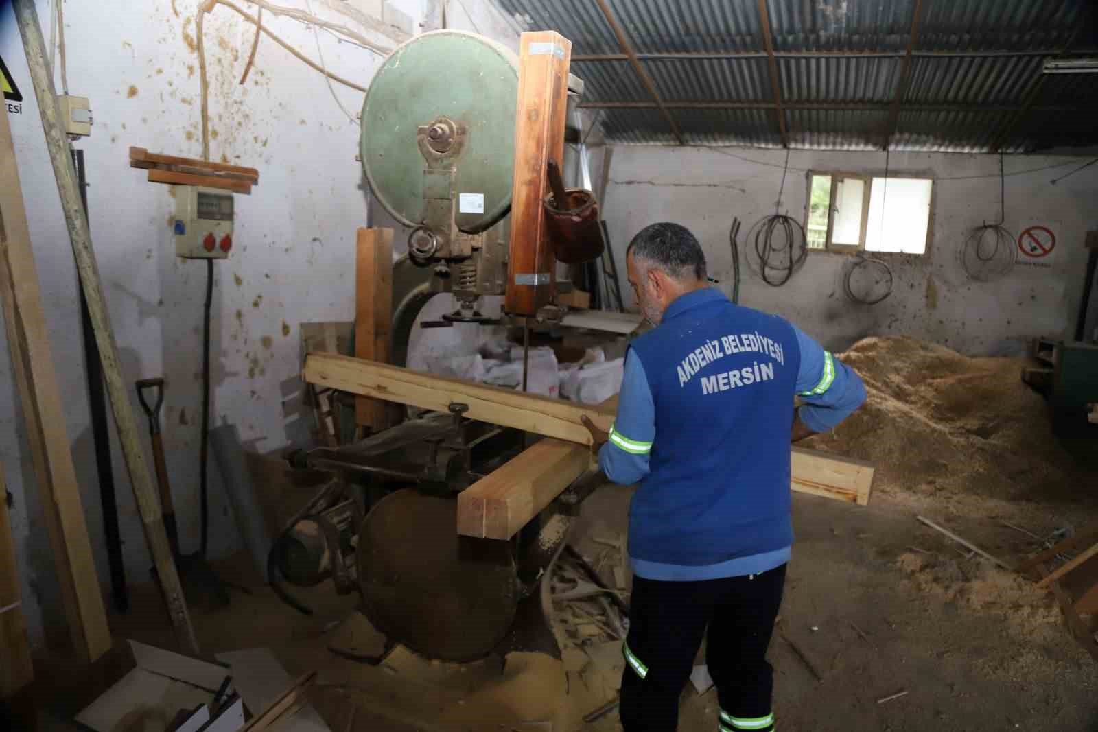 Akdeniz Belediyesi, üreterek kaynaklarını verimli kullanıyor