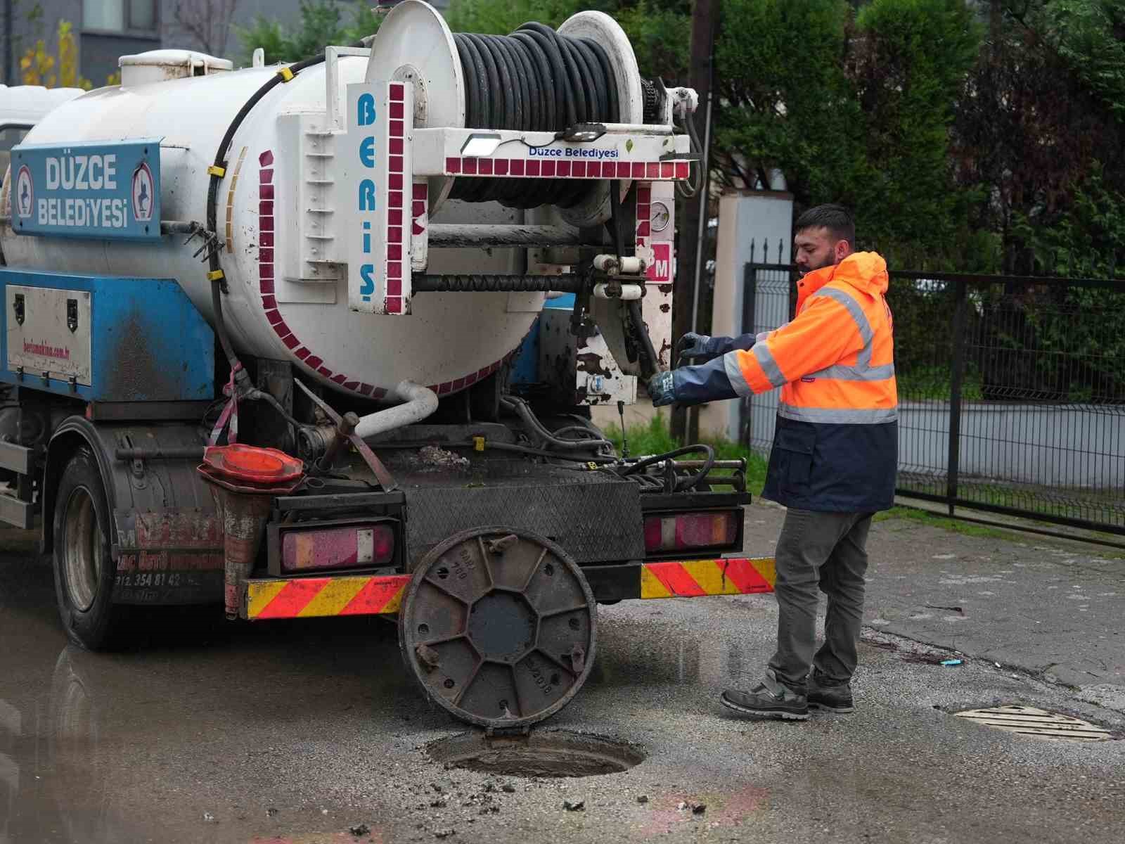 Düzce Belediyesi teyakkuz halinde