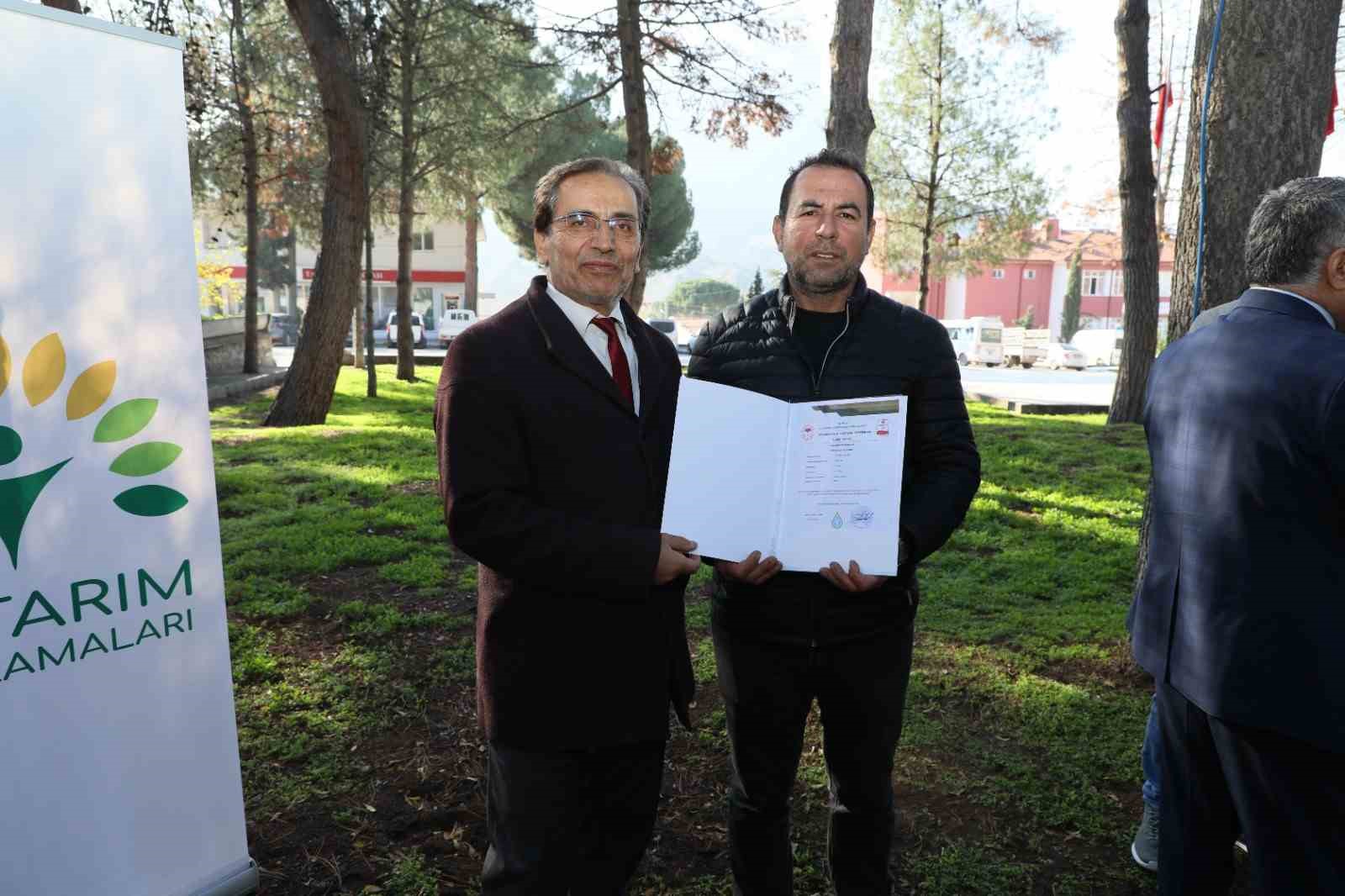 Sarıcakaya’da iyi tarım desteği
