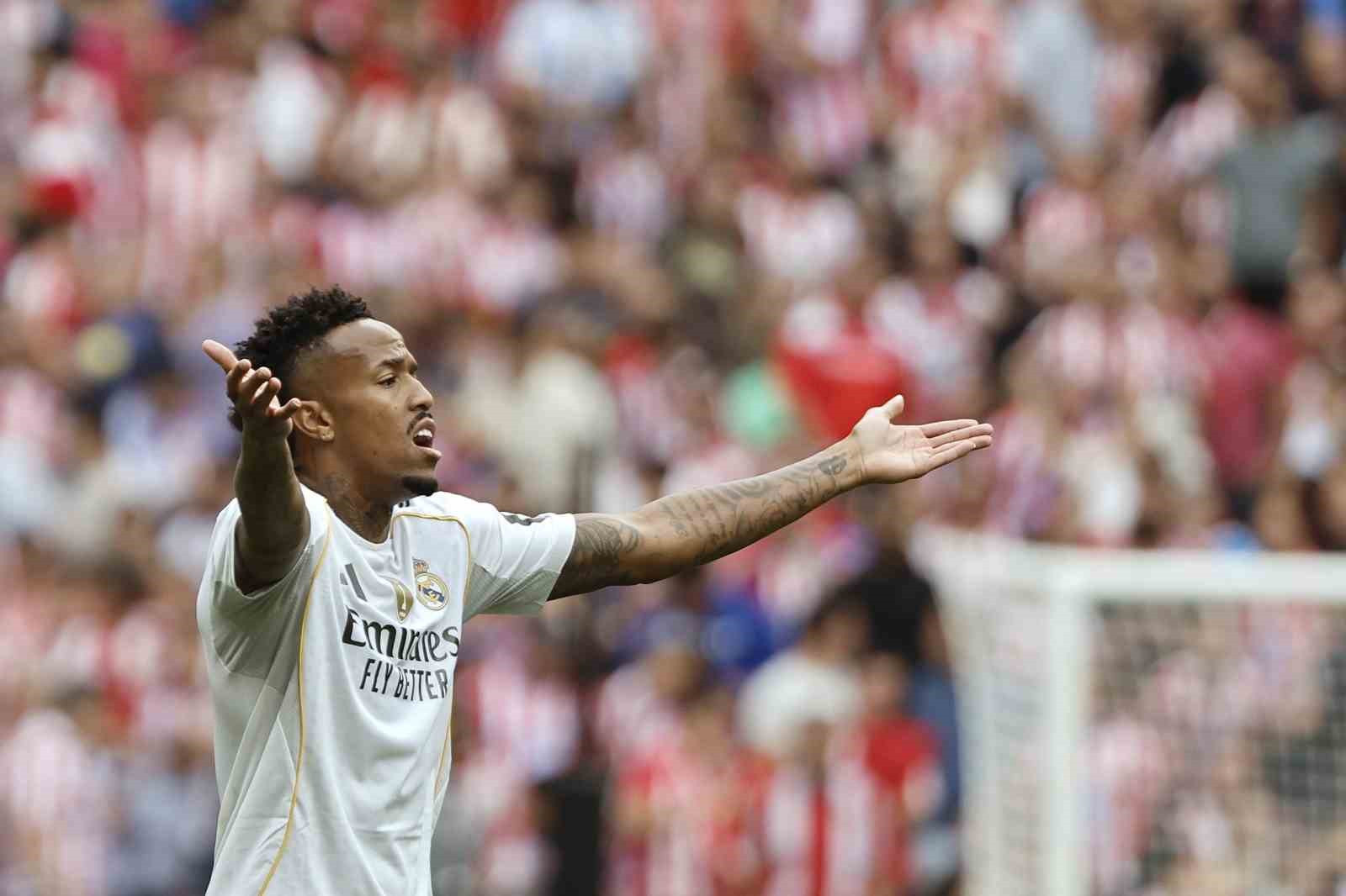 Real Madrid’de Eder Militao, 4 ay sahalardan uzak kalacak
