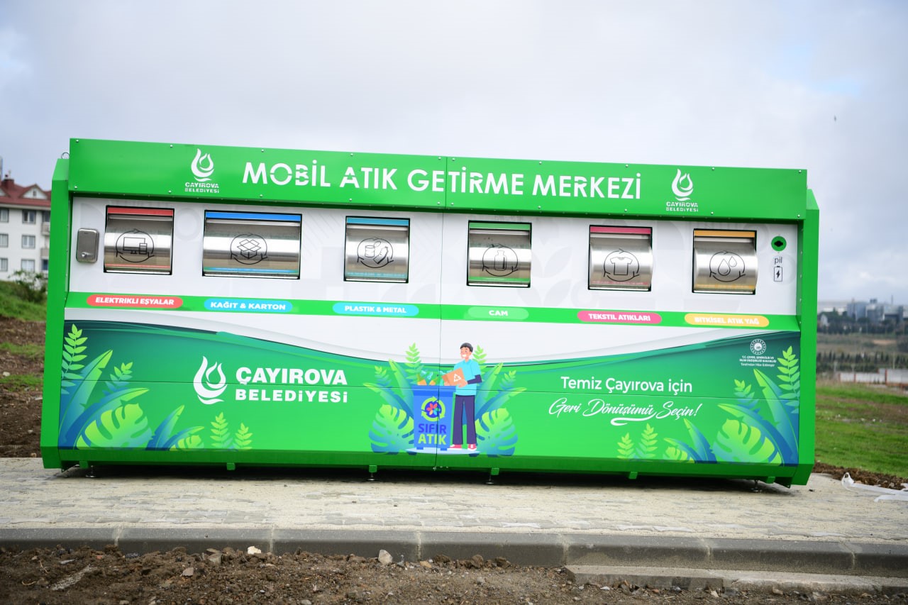 Çayırova’da 4 noktaya daha &quot;mobil atık merkezi&quot; kuruldu