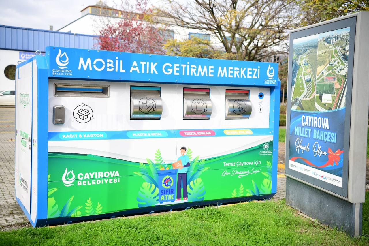 Çayırova’da 4 noktaya daha "mobil atık merkezi" kuruldu
