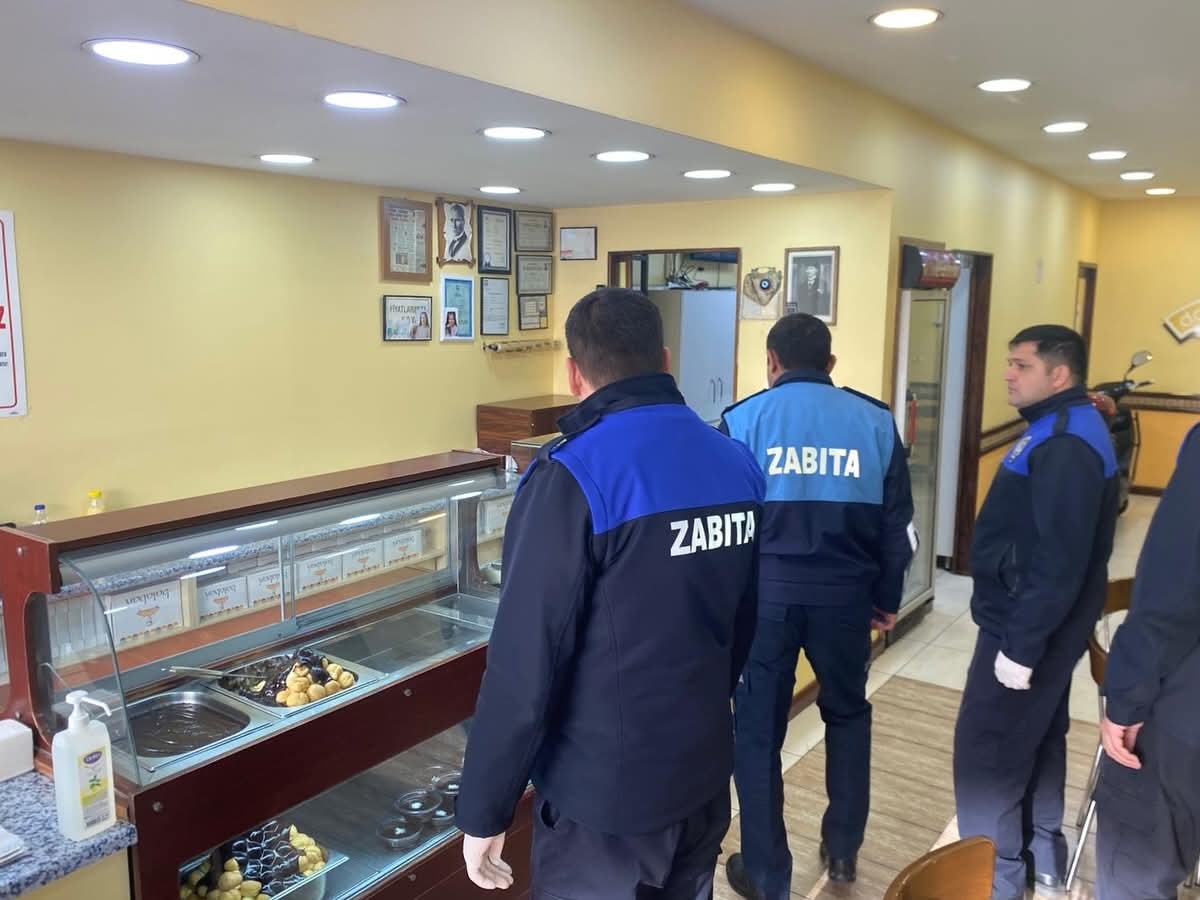 Babaeski’de tatlı üretimi ve satışı yapan iş yerleri denetlendi
