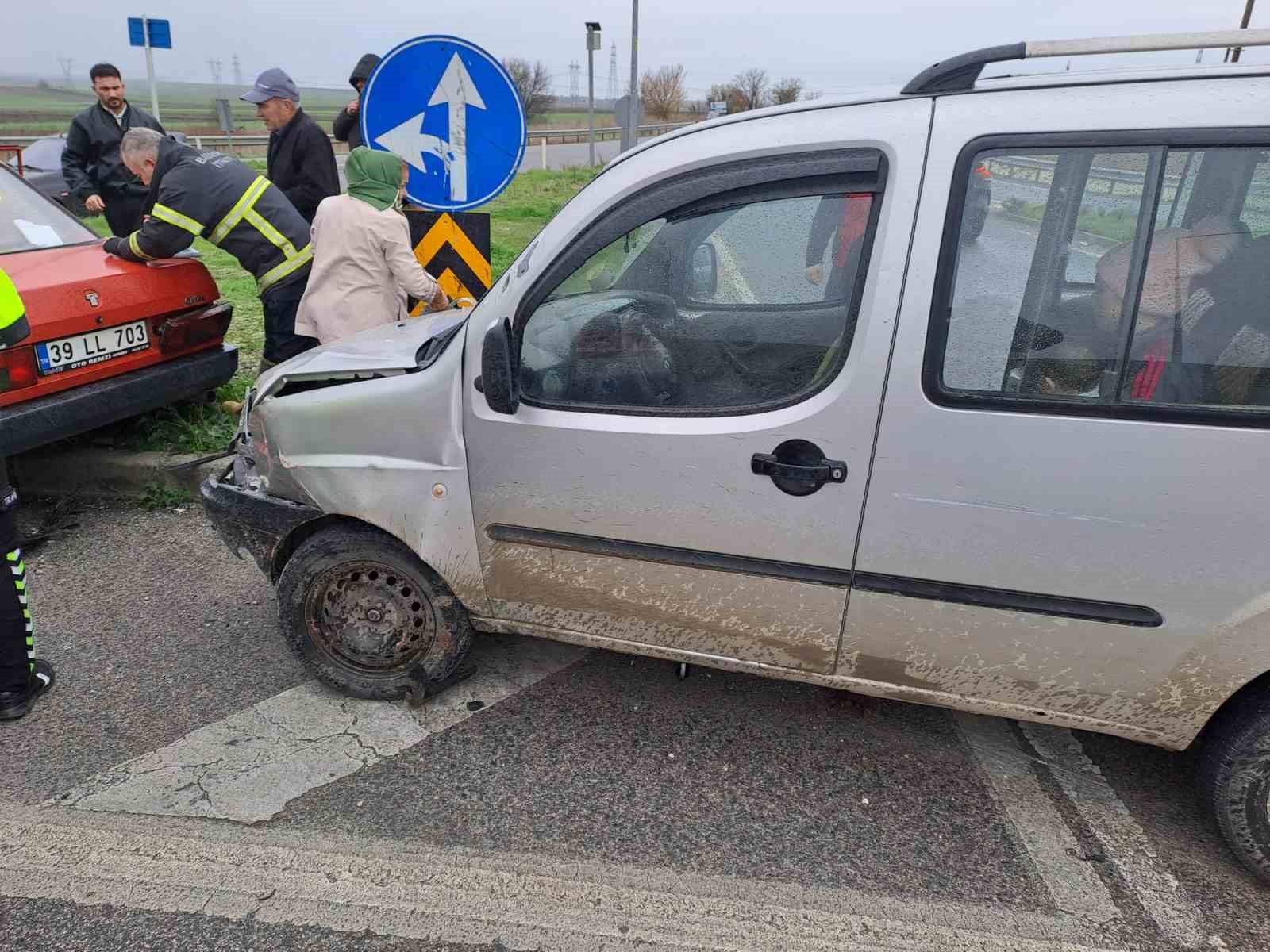 Kırklareli’nde trafik kazası: 1 yaralı
