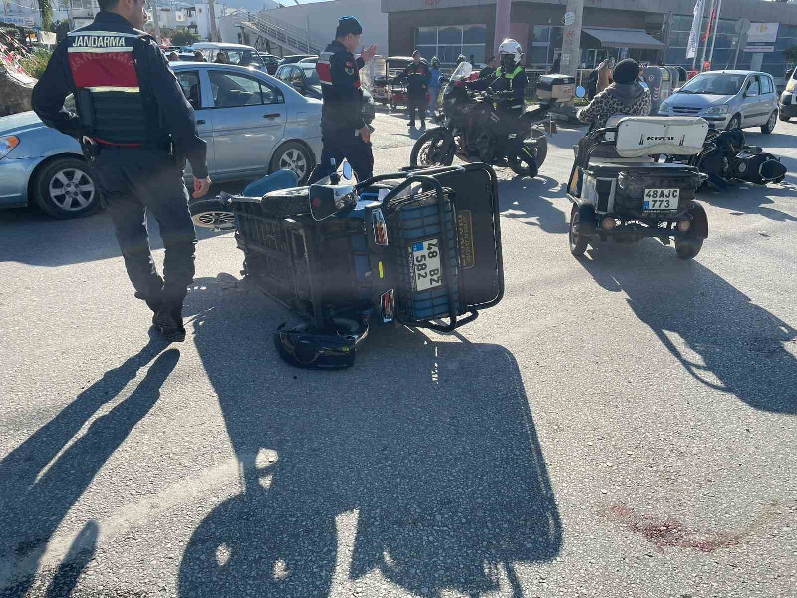 Bodrum’da trafik kazası kaza: 1 ölü, 1 yaralı