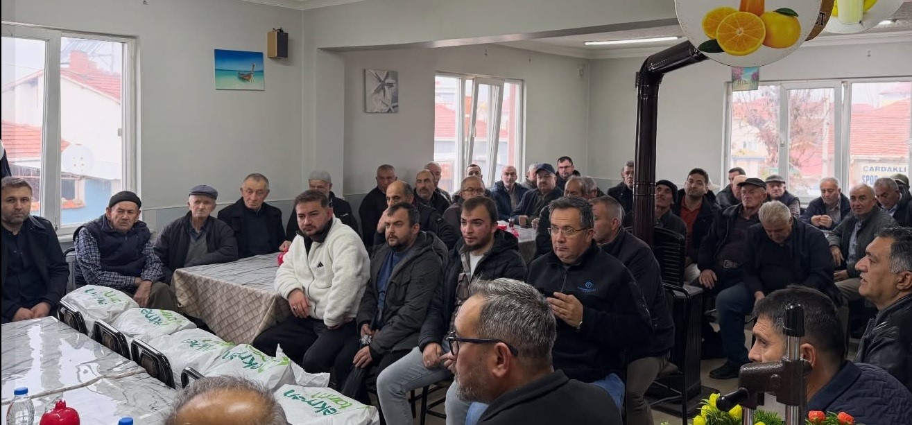 Tavşanlı’da üreticilere tohum ve gübre desteği
