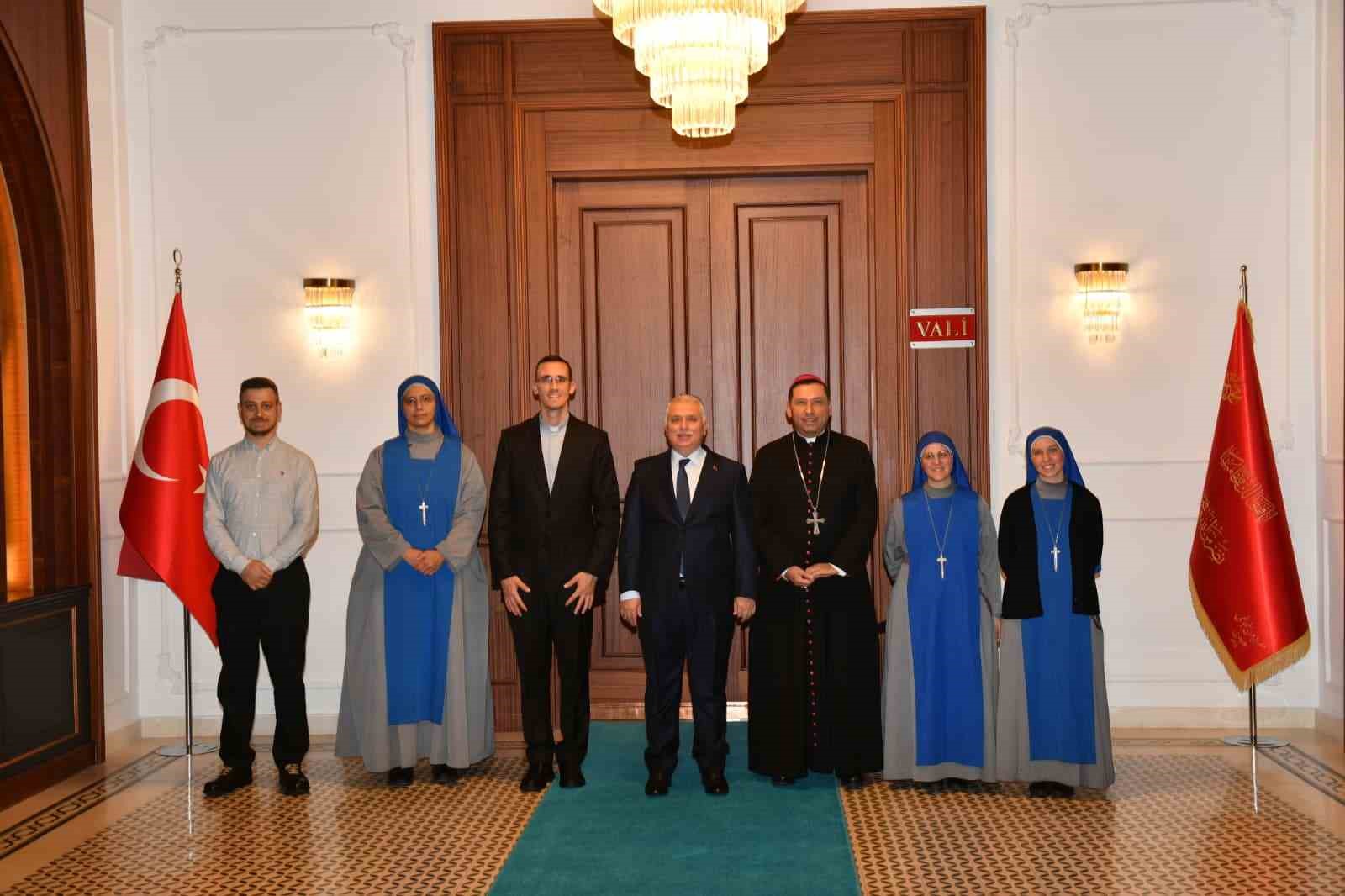 Santa Maria Katolik Kilisesi Episkoposu Antuan Ilgıt’tan Vali Yıldırım’a ziyaret