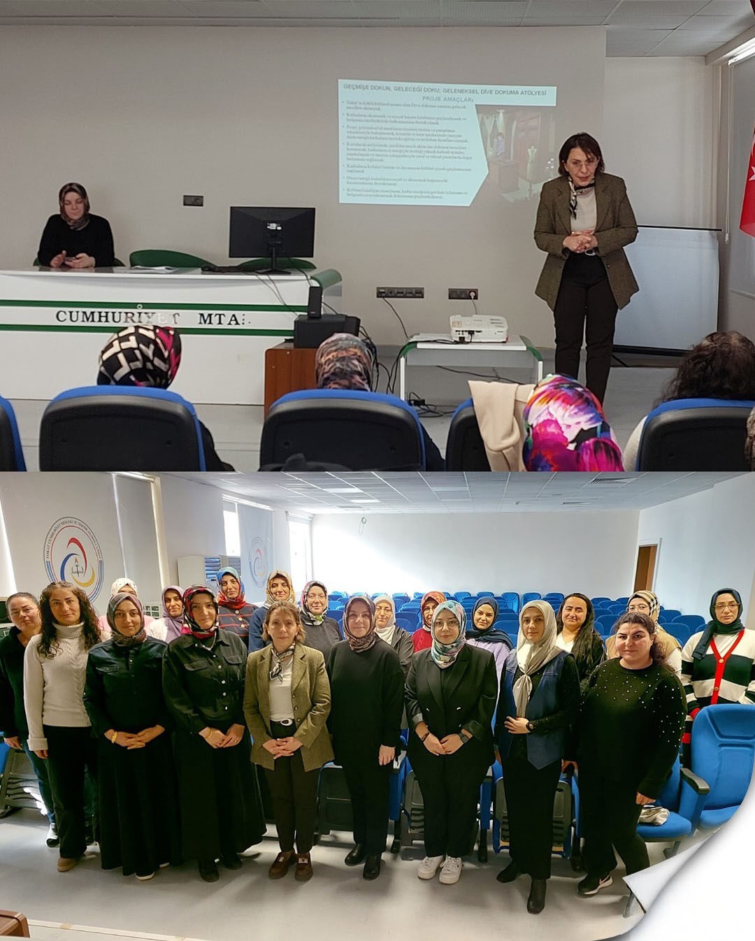 "Ge&ccedil;mişe Dokun, Geleceği Doku: Geleneksel Dive Dokuma At&ouml;lyesi" projesi
