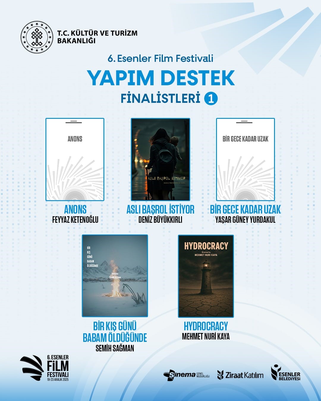 6. Esenler Film Festivali finalistleri belli oldu