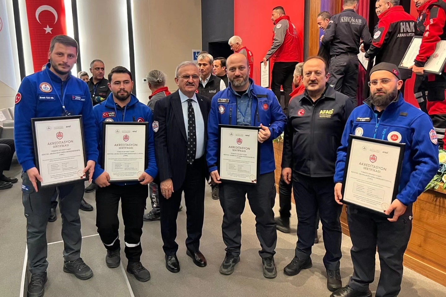 Nazilli Müftülüğü Arama Kurtarma Ekibi sertifikasını aldı
