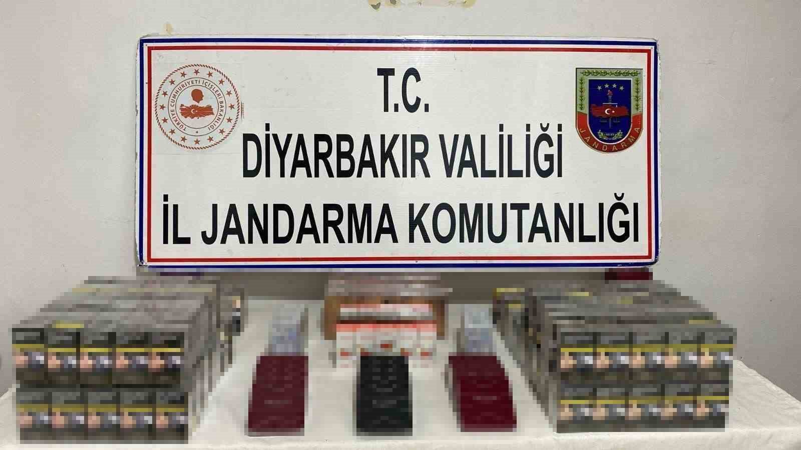 Diyarbakır’da çok sayıda gümrük kaçağı ürün ele geçirildi