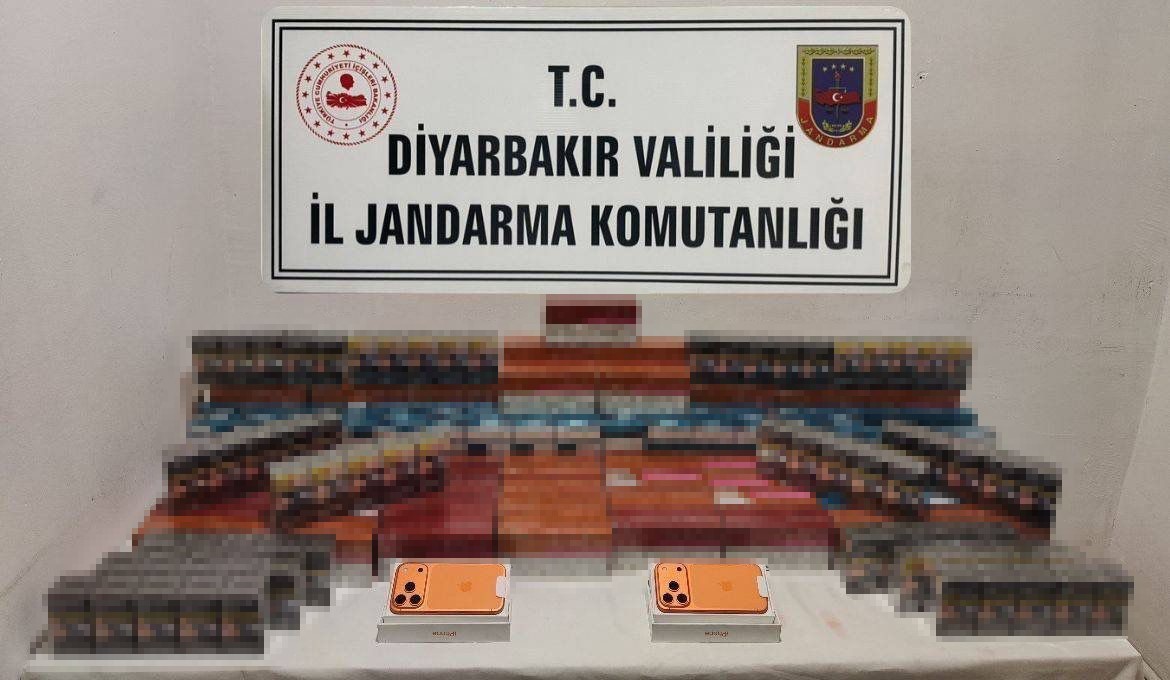 Diyarbakır’da çok sayıda gümrük kaçağı ürün ele geçirildi
