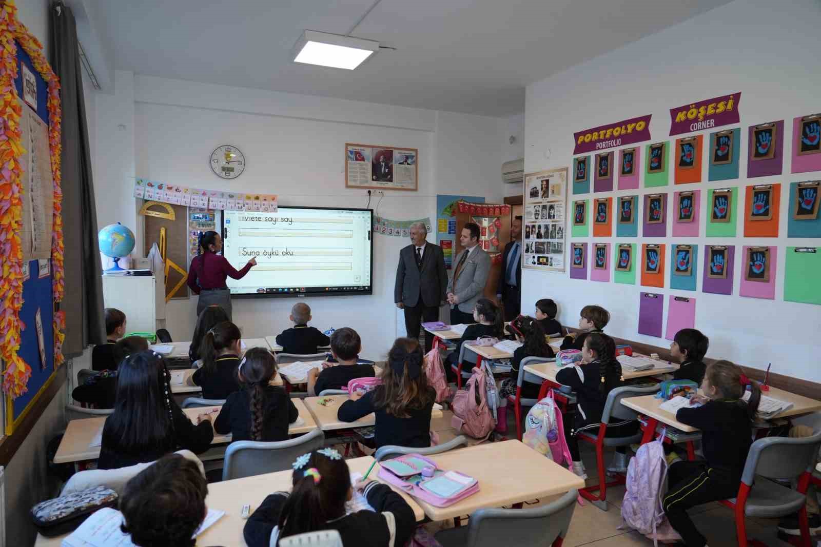 Milli Eğitim Müdürü Çay, Muğla Teknoloji Koleji’nde incelemelerde bulundu