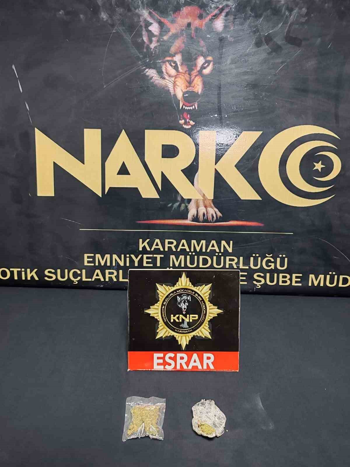 Karaman’da polis uygulamasında silahlar ve bıçaklar ele geçirildi: 5 tutuklama