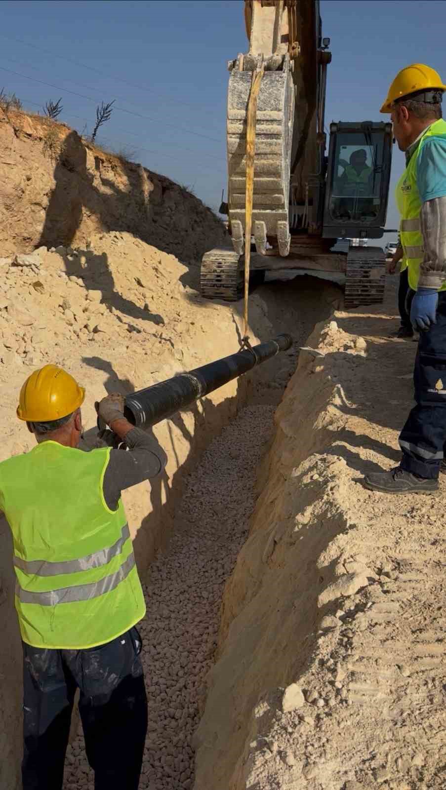 GASKİ, Gazitepe ve Sarısalkım’da modern İçmesuyu şebekesini tamamlıyor