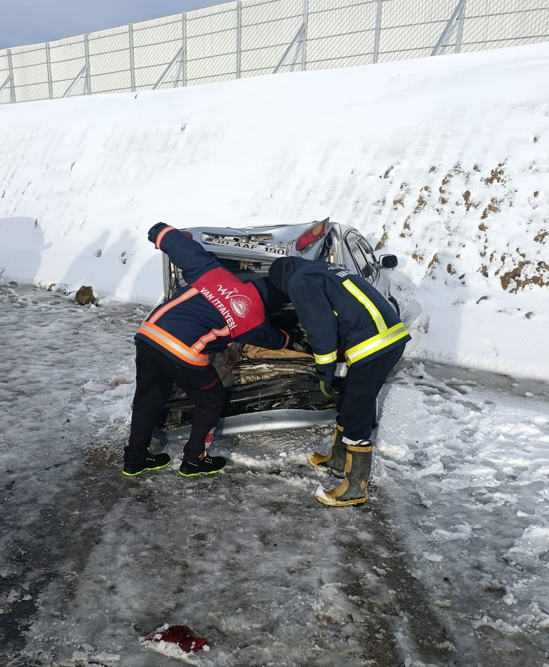 Van’da zincirleme kaza: 5 yaralı